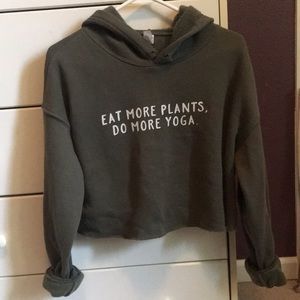Cropped Vegan Hoodie